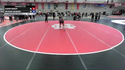 160 B 1st Place Match - Alexis Penley, Unattached vs Brynlee Vaughan, Unattached