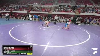 150 lbs Round 1 (16 Team) - Ethan Bates, Lucas Lovejoy vs Louden Park, Grapevine