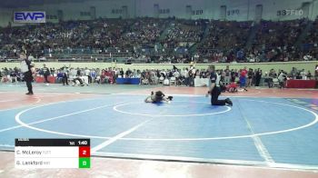 80 lbs Round Of 32 - Cooper McLeroy, Tuttle vs Gunner Lankford, Hobart Bearcats