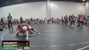 215 lbs Semis (4 Team) - Brandon Johnson, Indiana Outlaws vs Hayden Dearmond, Georgia United Red