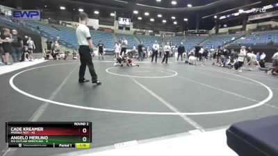 84 lbs Round 2 (10 Team) - Cade Kreamer, Prodigy NDT vs Angelo Merlino, 512 Outlaw Wrestling