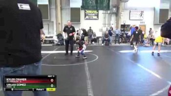 56 lbs Round 3 (8 Team) - Urijah Gomez, POWA vs Kyler Cramer, All American