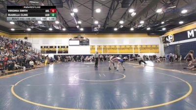 148 lbs Round Of 16 - Virginia Smith, Avella vs Isabella Cline, Laurel