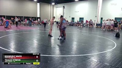 285 lbs Round 4 (16 Team) - Teagan Dybevik, Iowa Hawks vs Roosevelt White, Team STL Red