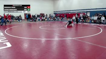 172 lbs Cons. Round 2 - Jaxon Wendorff, Fulda-Murray Cty Central vs Brennan Giese, Canby