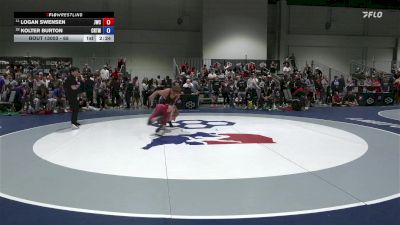 65 lbs Champ. Round 4 - Logan Swensen, Jackrabbit Wrestling Club vs Kolter Burton, Cowboy RTC/ Titan Mercury Wrestling Club (TMWC)