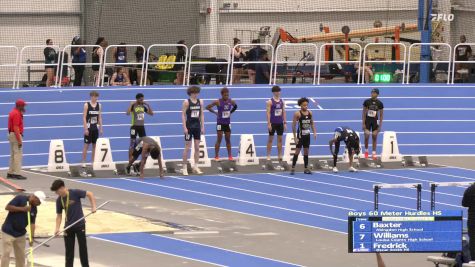 High School Boys' 60m Hurdles, Prelims 5