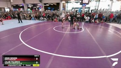 70 lbs Champ. Round 1 - Caleb Talarico, Texas Elite Wrestling Club vs John Woods, Dumas Wrestling