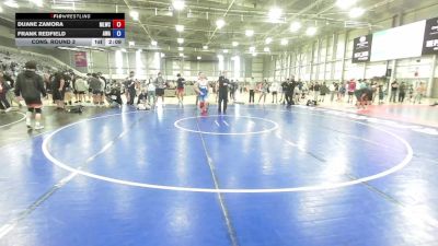 138 lbs Cons. Round 3 - Duane Zamora, Moses Lake Wrestling Club vs Frank Redfield, Ascend Wrestling Academy