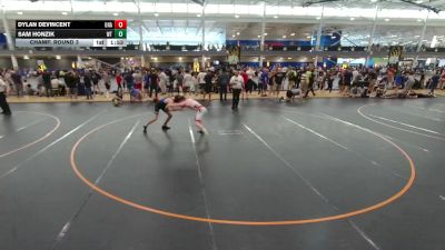 150 lbs Champ. Round 3 - Sam Honzik, Wellington vs Dylan DeVincent, Unattached