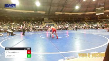 67 lbs Round Of 16 - Bodhi Thompson, Grandview vs Lincoln Foss, Pursuit