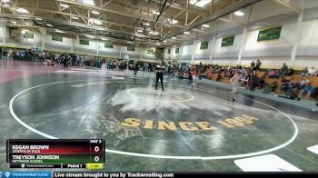 80 lbs Semifinal - Kegan Brown, Legends Of Gold vs Treyson Johnson, Hettinger Huskies