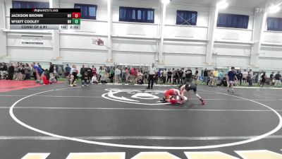 S-114 lbs Consi Of 8 #1 - Jackson Brown, WV vs Wyatt Cooley, WV