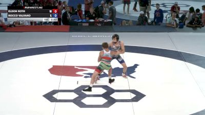 100 lbs Cons. Semis - Eldon Roth, Wisconsin vs Rocco Valvano, Illinois