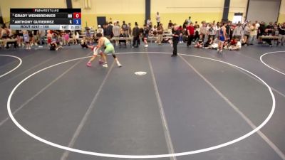 165 lbs Quarters - Grady Weinbrenner, MN vs Anthony Gutierrez, IL