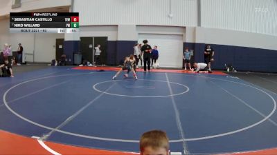 60 lbs Cons. Semi - Sebastian Castillo, Takedown Elite Wrestling vs Niko Willard, Predator Wrestling