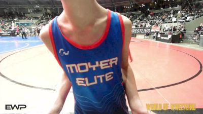 55 lbs Consi Of 16 #1 - Cooper Quinn, Backyard Brawlers vs Kain Brecount, Moyer Elite