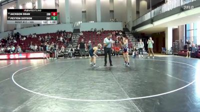 105 lbs Cons. Round 1 - Peyton Dotson, The Union Wrestling Club vs Jackson Dean, Noke Wrestling RTC