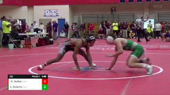 132 lbs Quarterfinal - Eleazar Walker, Mishawaka vs Xavier Roberts, Valparaiso