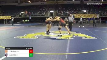 197 lbs Quarterfinal - Tyler Roling, Iowa State University WC vs Austin Amos, Liberty University