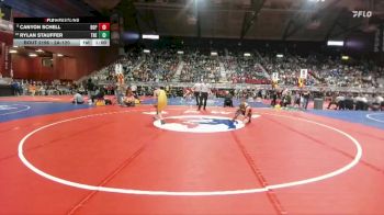2A-120 lbs Cons. Round 2 - Rylan Stauffer, Thermopolis vs Canyon Schell, Big Piney