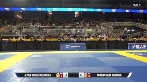 Arianna Marie Aschauer vs Alyssa Nicole Eckelbarger 2025 Pan Kids Jiu-Jitsu IBJJF Championship