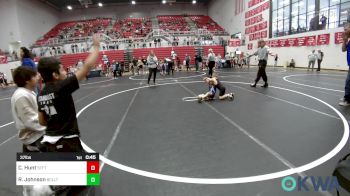 37 lbs Semifinal - Colin Hunt, Standfast vs River Johnson, Bridge Creek Youth Wrestling