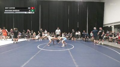96 lbs Round 5 (6 Team) - Joey Cotter, CTWHALE vs Brayden Dejesus, Dirty Jersey