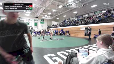 215 lbs Semis & 1st Wb (8 Team) - Brody Sonnenschein, Harrisburg vs Ethan Wientjes, Watertown