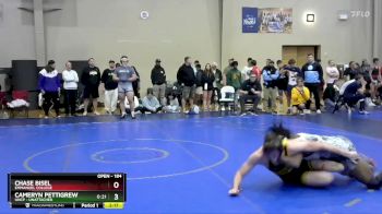 184 lbs Cons. Round 2 - Chase Bisel, Emmanuel College vs Cameryn Pettigrew, UNCP - Unattached