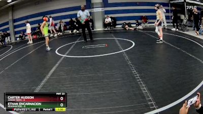 76 lbs Round 2 (8 Team) - Ethan Encarnacion, Headhunters vs Carter Hudson, Junior Terps