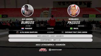 Alejandro Burgos vs Bernardo Passos 2025 ADCC Paraguay Open