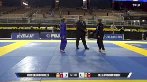 Gillian Summer Miller vs Robin Sharrock Mills 2025 Pan Jiu Jitsu IBJJF Championship