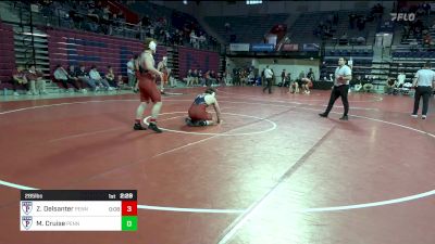 285 lbs Consi Of 8 #2 - Zachary Delsanter, Univ Of Pennsylvania vs Matthew Cruise, Univ Of Pennsylvania