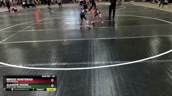 65 lbs Cons. Semi - Briggs Mariteragi, Iron Knights vs Eleanor Hoose, Next Level Wrestling Club