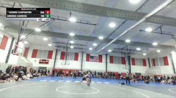 135 lbs Champ. Round 3 - Andrea Cardon, Timberline vs Jasmin Carpenter, Buhl