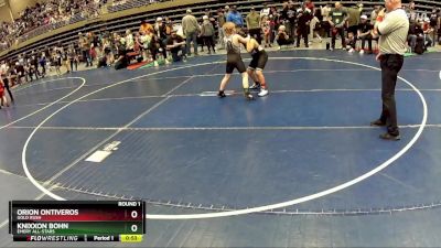 115 lbs Round 1 - Orion Ontiveros, Gold Rush vs Knixxon Bohn, Emery All-Stars