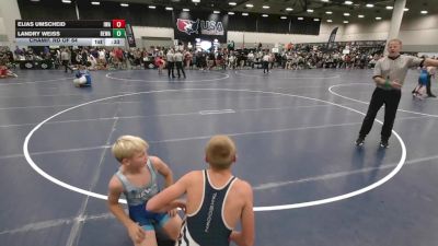110 lbs Champ. Rd Of 64 - Elias Umscheid, Ironhawk Wrestling Academy vs Landry Weiss, Berge Elite Wrestling Academy