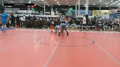 122 lbs Rr Rnd 1 - Eli Shea, Upstate Uprising Reborn - HSC vs Brennen Veverka, Revival X - HSC