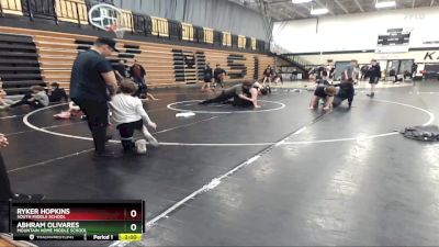 95 lbs Cons. Semi - Oliver Encinas, Lone Star Middle School vs Titan Myers, East Valley Middle School