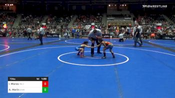 73 lbs Quarterfinal - Isabella Mares, Pueblo County vs Alexandria Marin, Dethrone