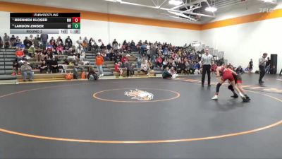 80 lbs Round 2 - Brennen Kloser, Marion Wolves vs Landon Zinser, Moyer Elite