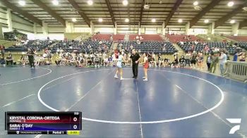 110 lbs Round 1 (3 Team) - KRYSTAL CORONA-ORTEGA, Montana vs Sarai O`Day, Hawaii 2