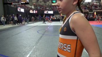 73 lbs Cons. Round 1 - Rebel Beeman, Darkhorse Wrestling Club vs Maybelle Larson, Big Game Wrestling Club MT