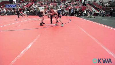 80-85 lbs Consolation - Parker Wink, Ponca City Wildcat Wrestling vs Kordon Thomas, Enid Youth Wrestling Club