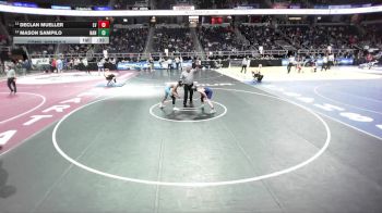 II-103 lbs Cons. Round 3 - Declan Mueller, Locust Valley vs Mason Sampilo, Nanuet