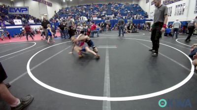 55 lbs Round Of 32 - Averie Skipper, Choctaw Ironman Youth Wrestling vs Benjamin Kuczajda, Blue Devil Wrestling