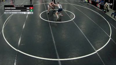 138 lbs Quarterfinals (8 Team) - Jaxson Ward, Plainview vs Landon Shoemaker, Central Valley