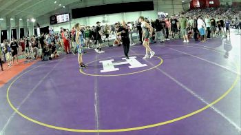 120 lbs Champ. Round 3 - Samuel Adams, Gladiator Wrestling Academy vs Peyton Vowels, Meade County Tsunami Wrestling Club