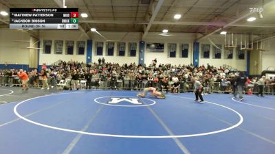 150 lbs Round Of 16 - Matthew Patterson, Middleborough vs Jackson Bisson, Southwick-Tolland